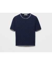 Prada - Cashmere Virgin Wool Glass Brass T-Shirt - Lyst