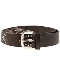 Alberto Luti - Studded Leather Belt - Lyst