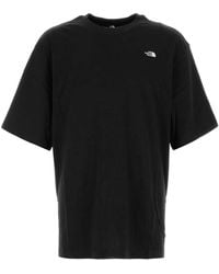 The North Face - M Tnf Essential Simple Dome Os Ss Tee Tnfblack - Lyst