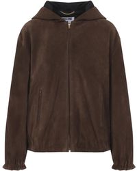 Moschino - Suede Jacket - Lyst