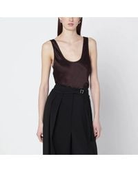 Anine Bing - Lea Silk Top - Lyst