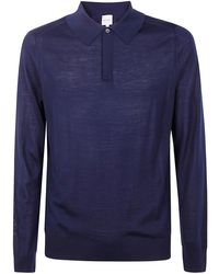 Paul Smith - Merino Wool Polo Shirt - Lyst