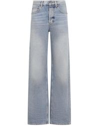 Saint Laurent - Dark Summer Bleu Neo 90's Baggy Jeans - Lyst