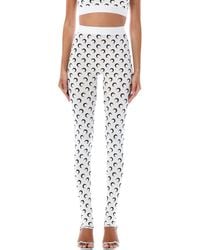 Marine Serre - All-Over Moon Print Leggings - Lyst