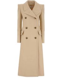 Zimmermann - Sand Wool Blend Hypnotic Coat - Lyst