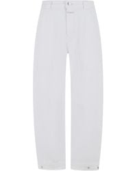 Closed - Rhannon Barrel Cropped Jeans - Lyst