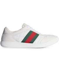 Gucci - Basket Slide Flat Shoe Off - Lyst