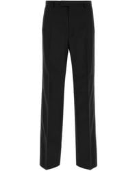 Gucci - Silk Twill Trousers - Lyst