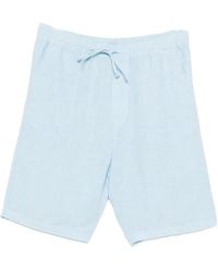 120% Lino - Linen Bermuda Shorts - Lyst