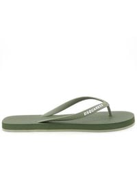 DSquared² - Flip Plop Slipper With Logo - Lyst