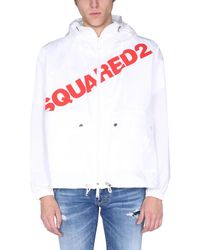 DSquared² - Jacket With Logo Print - Lyst
