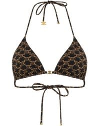 Celine - Triangle Bikini Top - Lyst
