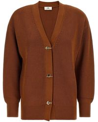 Elisabetta Franchi - Cardigan Tricot - Lyst