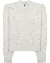 Dior - Maglia Traforata - Lyst