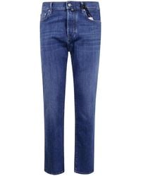 Jacob Cohen - "Pant 5 Pockets Regular Straight Medium Rise Fit Edo V1" Denim - Lyst