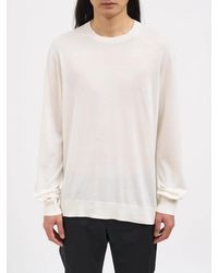 Paolo Pecora - Crew Neck Silk Sweater - Lyst