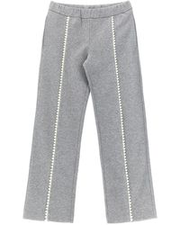 Moncler - Enfant Details Crochet Joggers - Lyst