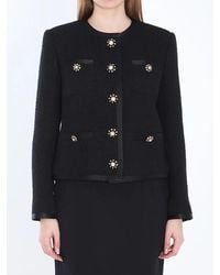 Dolce & Gabbana - Dolce&Gabbana Tweed Single-Breasted Jacket - Lyst