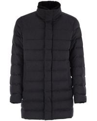 Herno - Down Jacket With Fur Collar - Lyst