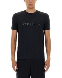 Giorgio Armani - Viscose Elastane T-Shirts - Lyst