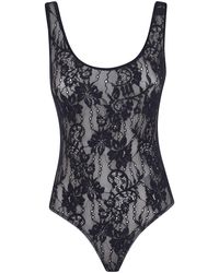 Zimmermann - "Lace Scoop" Bodysuit - Lyst