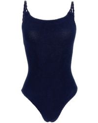 Hunza G - Whole 'Camille' Swimsuit - Lyst