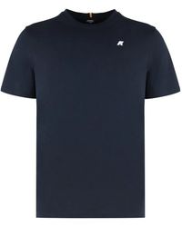 K-Way - Odom Letitrain Cotton Crew-Neck T-Shirt - Lyst