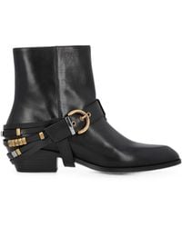 Pinko - Leather Rubber Shoes - Lyst