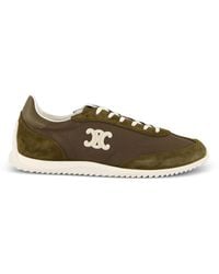 Celine - Low Lace-Up Sneaker W/ Triomphe - Lyst