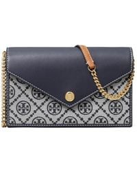 Tory Burch - T-Monogram Envelope Wallet On Chain - Lyst