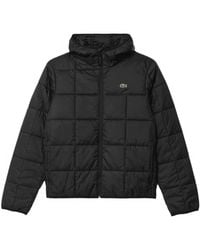 Lacoste - Logo Waterproof Puffer Jacket - Lyst
