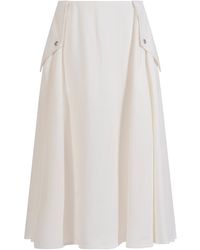 Bottega Veneta - Viscose Blend Skirt - Lyst