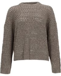 Brunello Cucinelli - Linen Knitwear - Lyst