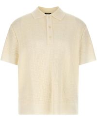 Balmain - Monogram Jacquard Polo Shirt - Lyst