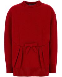 Prada - "Round Neck Sweater - Lyst
