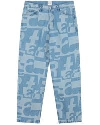 Arte' - Denim "Allover" Pants - Lyst