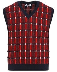 Jil Sander - Sleeveless Knitted Vest - Lyst