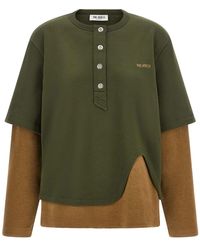 The Attico - Trompe L'Oeil Sweatshirt - Lyst
