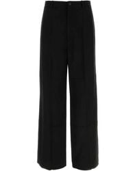 Balenciaga - Twill Wide-Leg Pant - Lyst