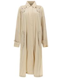 Sportmax - Long Raincoat With Hood - Lyst