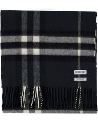 Burberry - Cashmere Check Scarf - Lyst