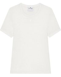 Courreges - Courregès Logo Cotton T-Shirt - Lyst