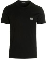 Dolce & Gabbana - Dolce & Gabbana T-Shirt 'Dg Essential' - Lyst