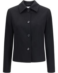 Lardini - Virgin Wool Jacket Fleece Ovis Aries - Lyst