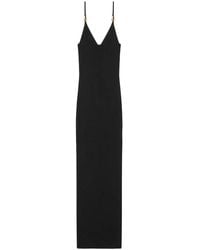 Versace - Safety Pin Slip Midi Dress - Lyst