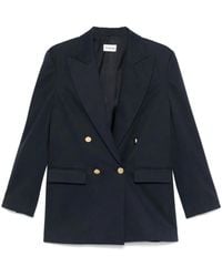 P.A.R.O.S.H. - Crew Cotton Blend Blazer Jacket - Lyst