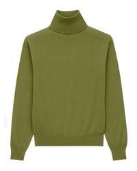 Saint Laurent - Cashmere, Wool And Silk Turtleneck Pullover - Lyst