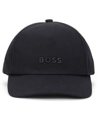 BOSS - Cotton Cap With Curved Visor Hat - Lyst