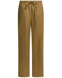 Loulou de Saison - Cotton Trousers - Lyst