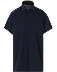 Balenciaga - Intertwined Cotton-Piqué Polo Shirt - Lyst